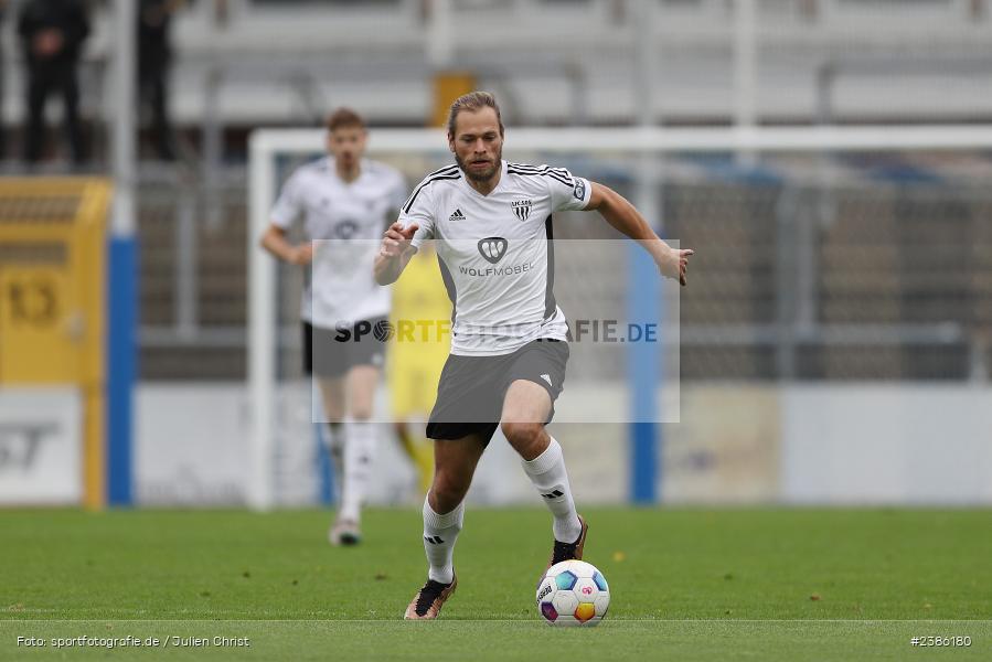 Stadion am Schönbusch, Aschaffenburg, 28.10.2023, BFV, Fussball, sport, action, Saison 2023/2024, 18. Spieltag, Regionalliga Bayern, FCS, SVA, 1. FC Schweinfurt 1905, SV Viktoria Aschaffenburg - Bild-ID: 2386180