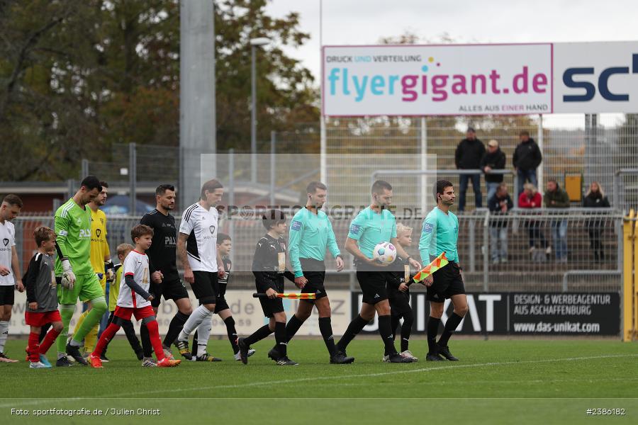 Stadion am Schönbusch, Aschaffenburg, 28.10.2023, BFV, Fussball, sport, action, Saison 2023/2024, 18. Spieltag, Regionalliga Bayern, FCS, SVA, 1. FC Schweinfurt 1905, SV Viktoria Aschaffenburg - Bild-ID: 2386182