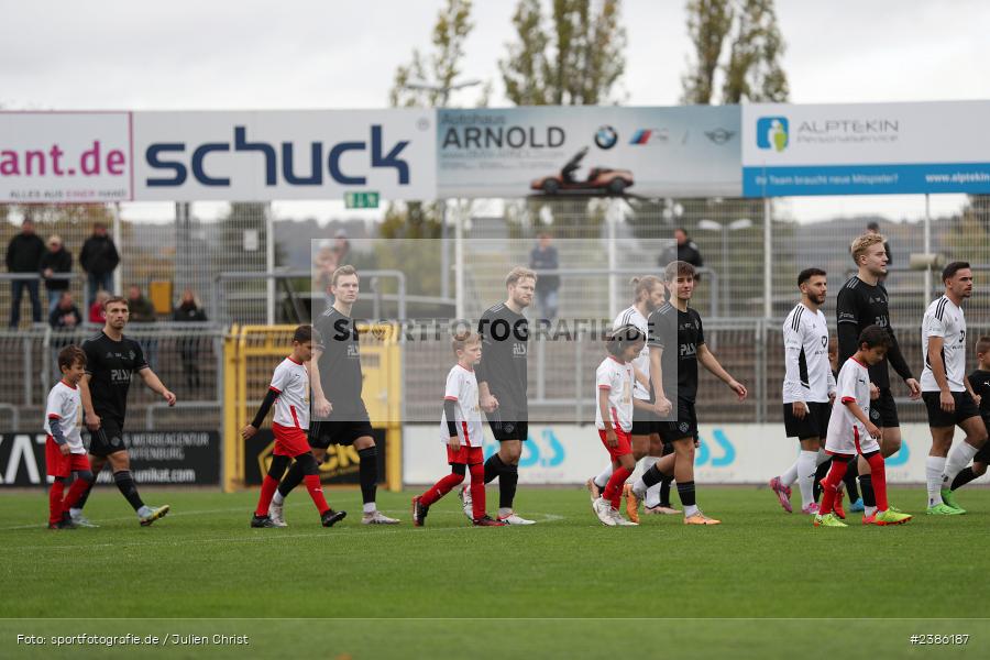 Stadion am Schönbusch, Aschaffenburg, 28.10.2023, BFV, Fussball, sport, action, Saison 2023/2024, 18. Spieltag, Regionalliga Bayern, FCS, SVA, 1. FC Schweinfurt 1905, SV Viktoria Aschaffenburg - Bild-ID: 2386187