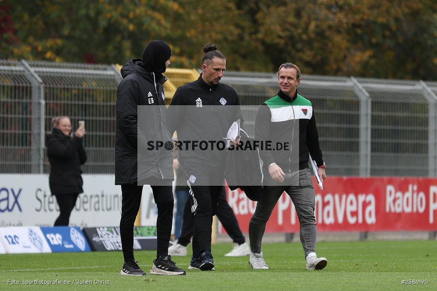 Stadion am Schönbusch, Aschaffenburg, 28.10.2023, BFV, Fussball, sport, action, Saison 2023/2024, 18. Spieltag, Regionalliga Bayern, FCS, SVA, 1. FC Schweinfurt 1905, SV Viktoria Aschaffenburg - Bild-ID: 2386190