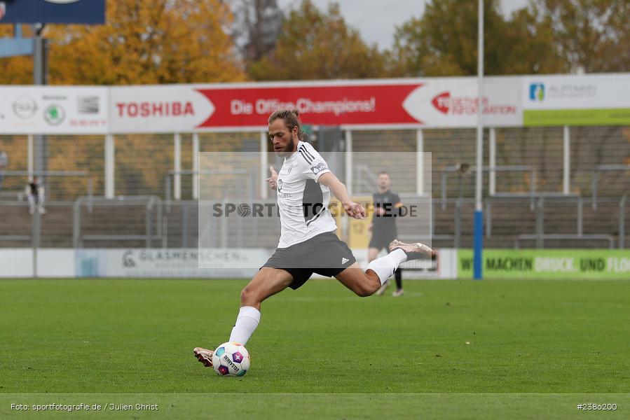 Stadion am Schönbusch, Aschaffenburg, 28.10.2023, BFV, Fussball, sport, action, Saison 2023/2024, 18. Spieltag, Regionalliga Bayern, FCS, SVA, 1. FC Schweinfurt 1905, SV Viktoria Aschaffenburg - Bild-ID: 2386200