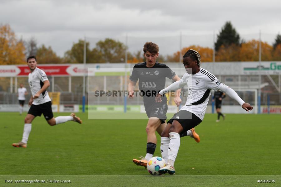 Stadion am Schönbusch, Aschaffenburg, 28.10.2023, BFV, Fussball, sport, action, Saison 2023/2024, 18. Spieltag, Regionalliga Bayern, FCS, SVA, 1. FC Schweinfurt 1905, SV Viktoria Aschaffenburg - Bild-ID: 2386205