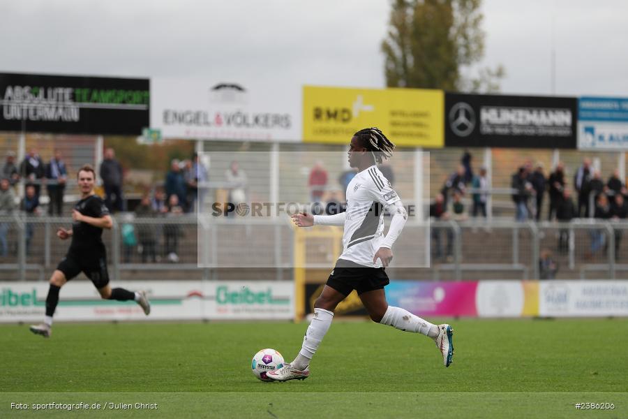 Stadion am Schönbusch, Aschaffenburg, 28.10.2023, BFV, Fussball, sport, action, Saison 2023/2024, 18. Spieltag, Regionalliga Bayern, FCS, SVA, 1. FC Schweinfurt 1905, SV Viktoria Aschaffenburg - Bild-ID: 2386206