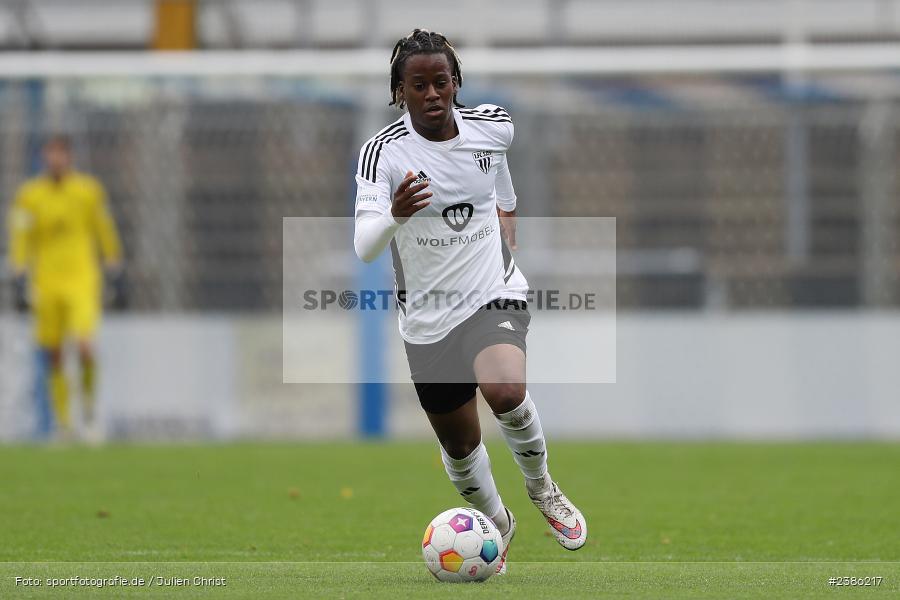 Stadion am Schönbusch, Aschaffenburg, 28.10.2023, BFV, Fussball, sport, action, Saison 2023/2024, 18. Spieltag, Regionalliga Bayern, FCS, SVA, 1. FC Schweinfurt 1905, SV Viktoria Aschaffenburg - Bild-ID: 2386217