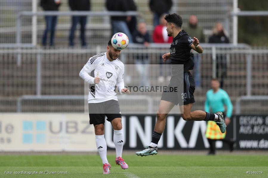 Stadion am Schönbusch, Aschaffenburg, 28.10.2023, BFV, Fussball, sport, action, Saison 2023/2024, 18. Spieltag, Regionalliga Bayern, FCS, SVA, 1. FC Schweinfurt 1905, SV Viktoria Aschaffenburg - Bild-ID: 2386219