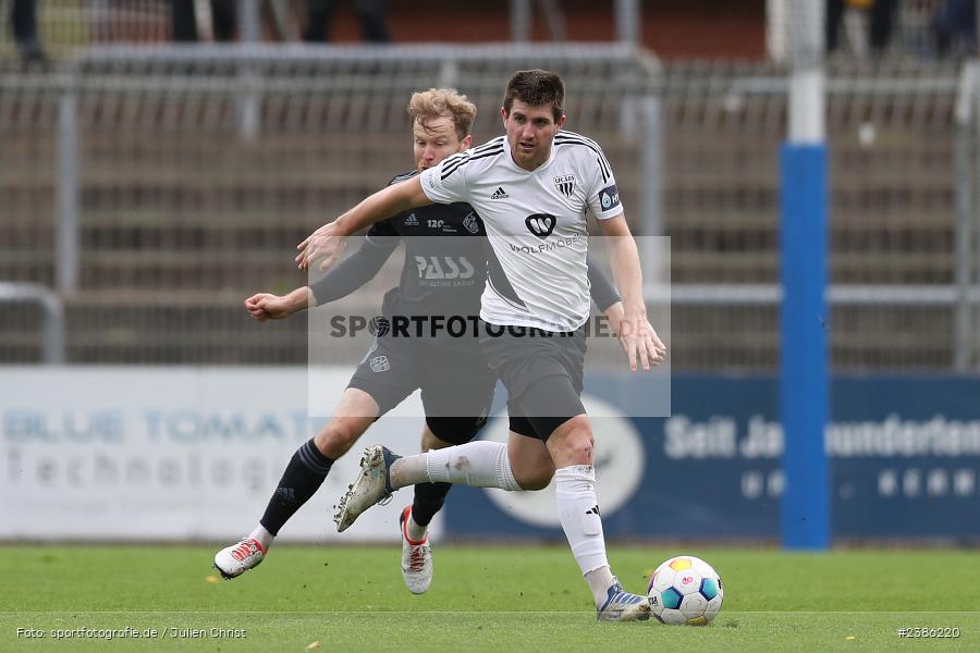 Stadion am Schönbusch, Aschaffenburg, 28.10.2023, BFV, Fussball, sport, action, Saison 2023/2024, 18. Spieltag, Regionalliga Bayern, FCS, SVA, 1. FC Schweinfurt 1905, SV Viktoria Aschaffenburg - Bild-ID: 2386220