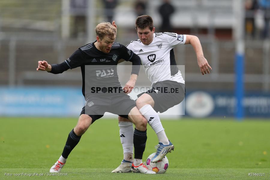 Stadion am Schönbusch, Aschaffenburg, 28.10.2023, BFV, Fussball, sport, action, Saison 2023/2024, 18. Spieltag, Regionalliga Bayern, FCS, SVA, 1. FC Schweinfurt 1905, SV Viktoria Aschaffenburg - Bild-ID: 2386221