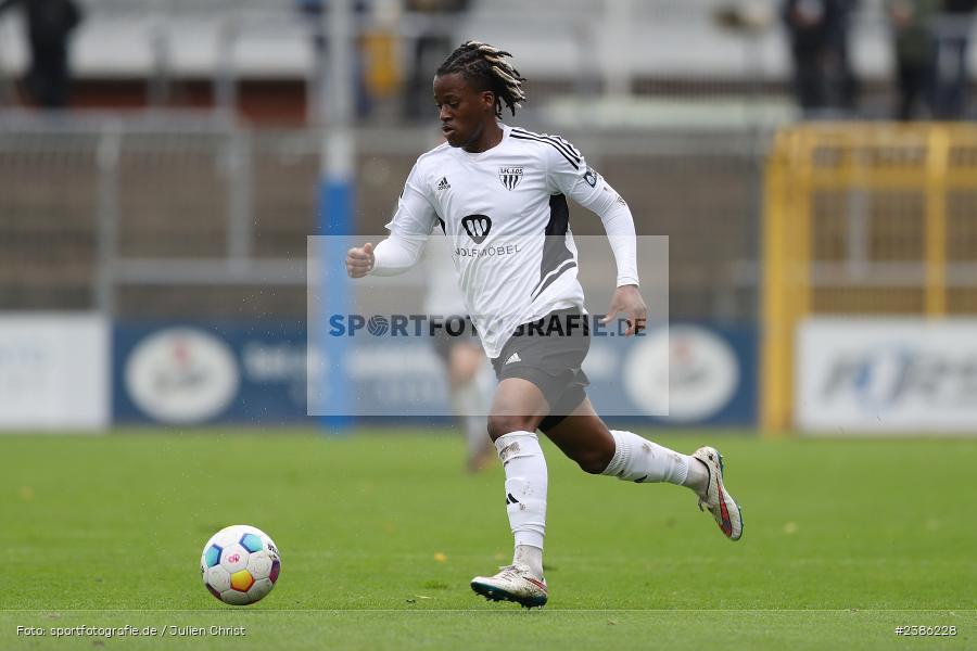 Stadion am Schönbusch, Aschaffenburg, 28.10.2023, BFV, Fussball, sport, action, Saison 2023/2024, 18. Spieltag, Regionalliga Bayern, FCS, SVA, 1. FC Schweinfurt 1905, SV Viktoria Aschaffenburg - Bild-ID: 2386228