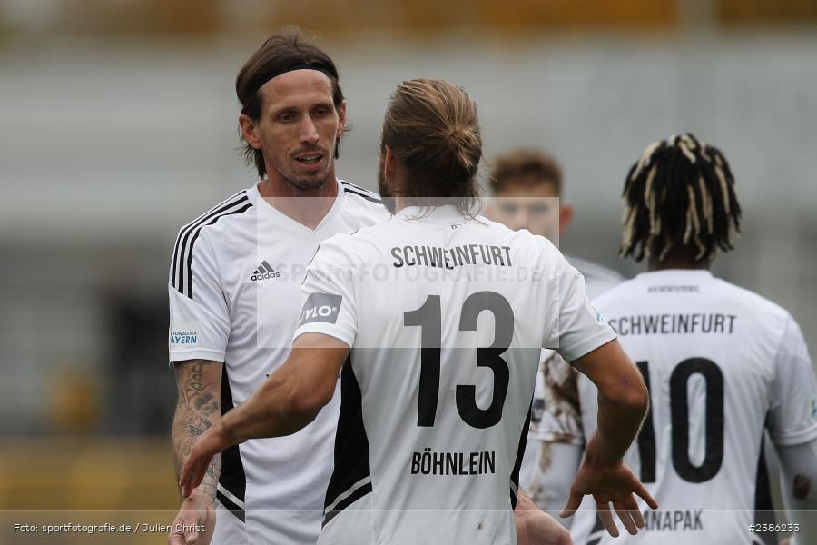 Stadion am Schönbusch, Aschaffenburg, 28.10.2023, BFV, Fussball, sport, action, Saison 2023/2024, 18. Spieltag, Regionalliga Bayern, FCS, SVA, 1. FC Schweinfurt 1905, SV Viktoria Aschaffenburg - Bild-ID: 2386233