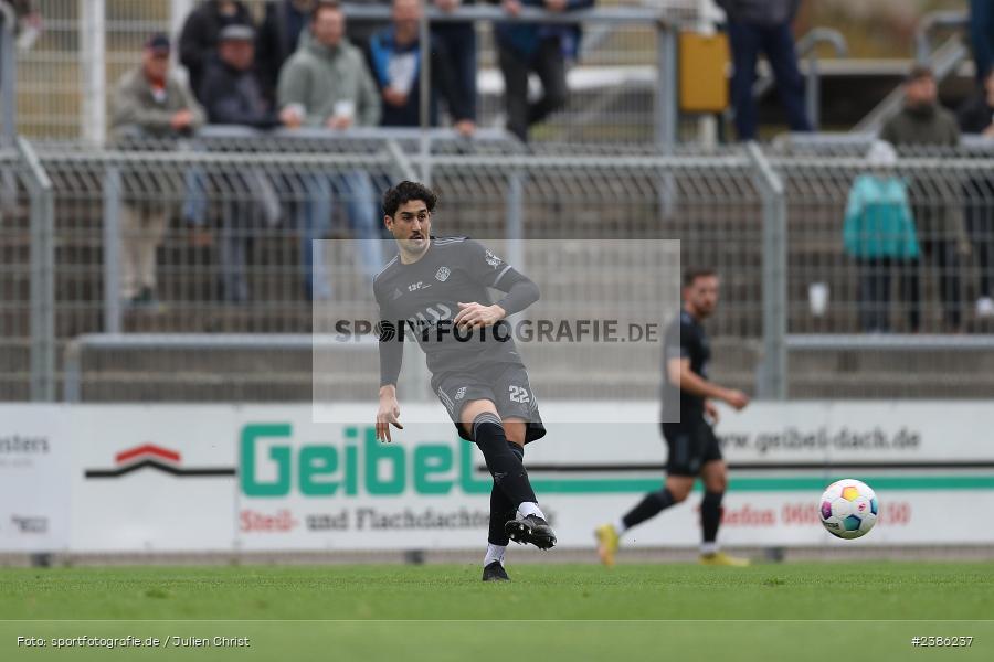 Stadion am Schönbusch, Aschaffenburg, 28.10.2023, BFV, Fussball, sport, action, Saison 2023/2024, 18. Spieltag, Regionalliga Bayern, FCS, SVA, 1. FC Schweinfurt 1905, SV Viktoria Aschaffenburg - Bild-ID: 2386237