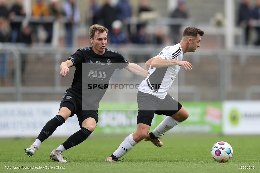 Stadion am Schönbusch, Aschaffenburg, 28.10.2023, BFV, Fussball, sport, action, Saison 2023/2024, 18. Spieltag, Regionalliga Bayern, FCS, SVA, 1. FC Schweinfurt 1905, SV Viktoria Aschaffenburg - Bild-ID: 2386240