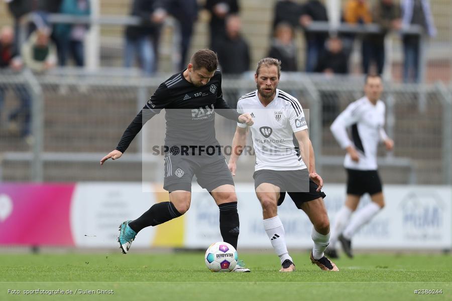 Stadion am Schönbusch, Aschaffenburg, 28.10.2023, BFV, Fussball, sport, action, Saison 2023/2024, 18. Spieltag, Regionalliga Bayern, FCS, SVA, 1. FC Schweinfurt 1905, SV Viktoria Aschaffenburg - Bild-ID: 2386244