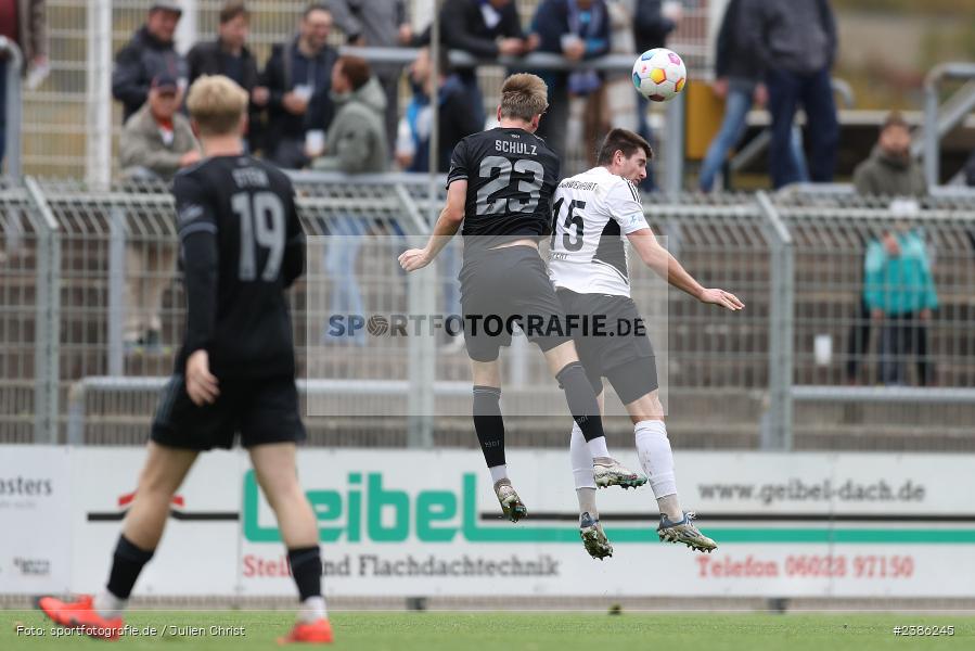 Stadion am Schönbusch, Aschaffenburg, 28.10.2023, BFV, Fussball, sport, action, Saison 2023/2024, 18. Spieltag, Regionalliga Bayern, FCS, SVA, 1. FC Schweinfurt 1905, SV Viktoria Aschaffenburg - Bild-ID: 2386245