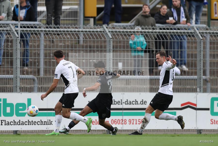 Stadion am Schönbusch, Aschaffenburg, 28.10.2023, BFV, Fussball, sport, action, Saison 2023/2024, 18. Spieltag, Regionalliga Bayern, FCS, SVA, 1. FC Schweinfurt 1905, SV Viktoria Aschaffenburg - Bild-ID: 2386254