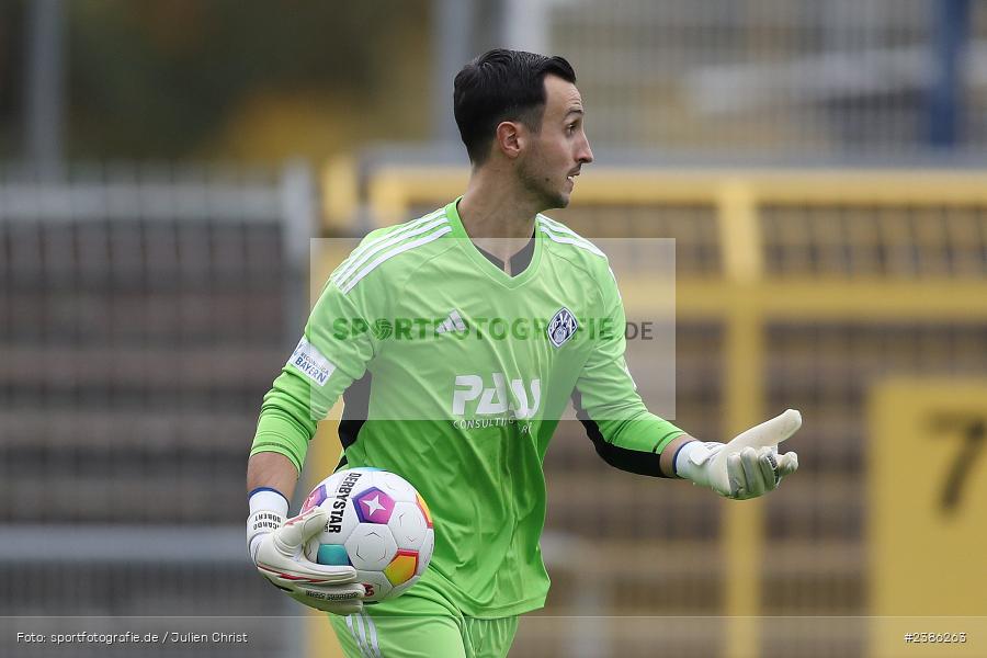 Stadion am Schönbusch, Aschaffenburg, 28.10.2023, BFV, Fussball, sport, action, Saison 2023/2024, 18. Spieltag, Regionalliga Bayern, FCS, SVA, 1. FC Schweinfurt 1905, SV Viktoria Aschaffenburg - Bild-ID: 2386263