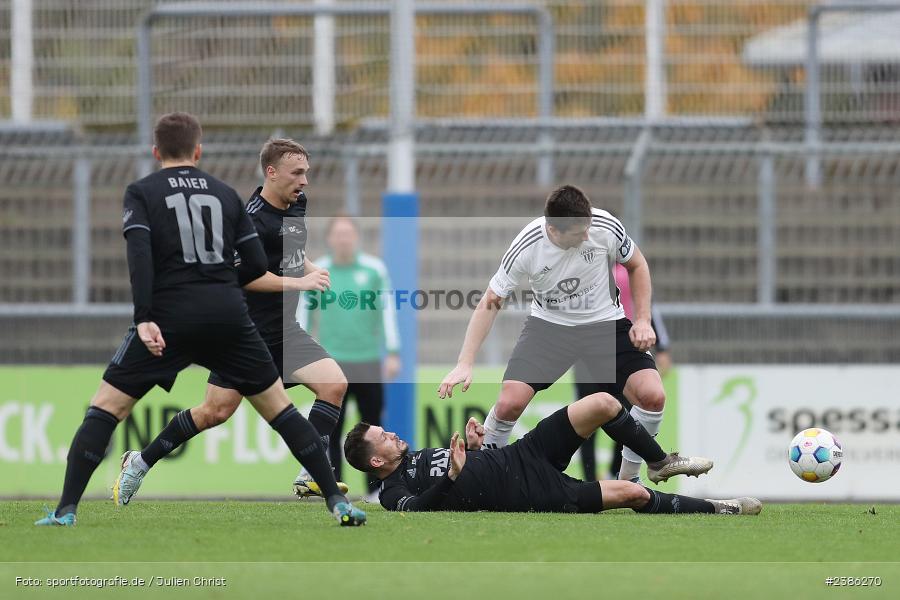 Stadion am Schönbusch, Aschaffenburg, 28.10.2023, BFV, Fussball, sport, action, Saison 2023/2024, 18. Spieltag, Regionalliga Bayern, FCS, SVA, 1. FC Schweinfurt 1905, SV Viktoria Aschaffenburg - Bild-ID: 2386270