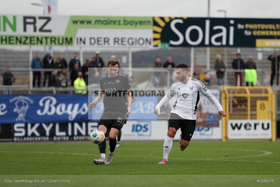 Stadion am Schönbusch, Aschaffenburg, 28.10.2023, BFV, Fussball, sport, action, Saison 2023/2024, 18. Spieltag, Regionalliga Bayern, FCS, SVA, 1. FC Schweinfurt 1905, SV Viktoria Aschaffenburg - Bild-ID: 2386275