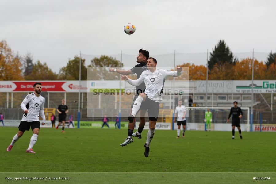 Stadion am Schönbusch, Aschaffenburg, 28.10.2023, BFV, Fussball, sport, action, Saison 2023/2024, 18. Spieltag, Regionalliga Bayern, FCS, SVA, 1. FC Schweinfurt 1905, SV Viktoria Aschaffenburg - Bild-ID: 2386284