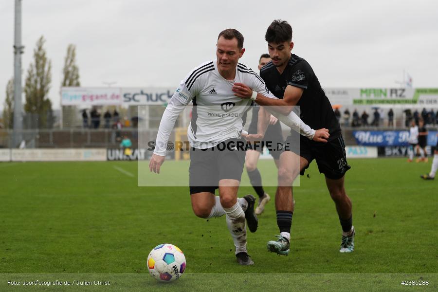 Stadion am Schönbusch, Aschaffenburg, 28.10.2023, BFV, Fussball, sport, action, Saison 2023/2024, 18. Spieltag, Regionalliga Bayern, FCS, SVA, 1. FC Schweinfurt 1905, SV Viktoria Aschaffenburg - Bild-ID: 2386288