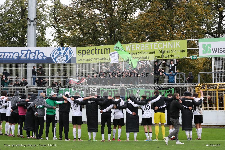 Team, Stadion am Schönbusch, Aschaffenburg, 28.10.2023, BFV, Fussball, sport, action, Saison 2023/2024, 18. Spieltag, Regionalliga Bayern, FCS, SVA, 1. FC Schweinfurt 1905, SV Viktoria Aschaffenburg - Bild-ID: 2386298