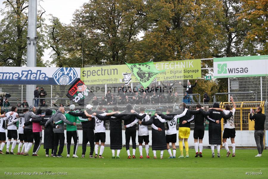 Team, Stadion am Schönbusch, Aschaffenburg, 28.10.2023, BFV, Fussball, sport, action, Saison 2023/2024, 18. Spieltag, Regionalliga Bayern, FCS, SVA, 1. FC Schweinfurt 1905, SV Viktoria Aschaffenburg - Bild-ID: 2386299