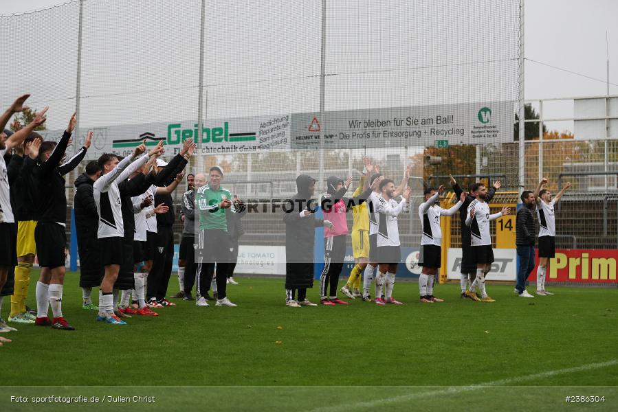 Stadion am Schönbusch, Aschaffenburg, 28.10.2023, BFV, Fussball, sport, action, Saison 2023/2024, 18. Spieltag, Regionalliga Bayern, FCS, SVA, 1. FC Schweinfurt 1905, SV Viktoria Aschaffenburg - Bild-ID: 2386304