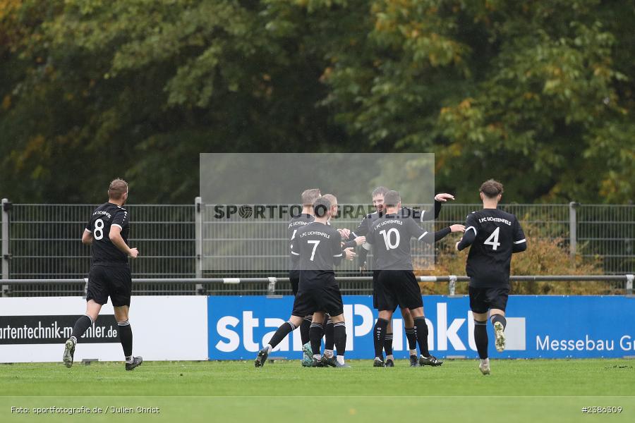Sportgelände, Karlburg, 28.10.2023, BFV, Fussball, sport, action, Saison 2023/2024, 18. Spieltag, Landesliga Nordwest, FCL, TSV, 1. FC Lichtenfels, TSV Karlburg - Bild-ID: 2386309