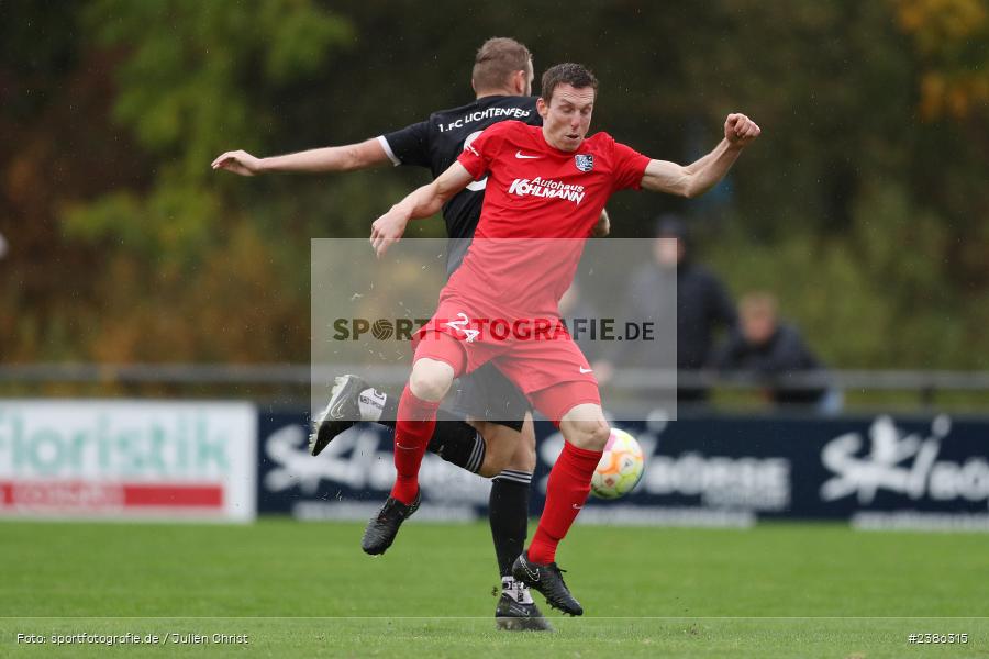 Sportgelände, Karlburg, 28.10.2023, BFV, Fussball, sport, action, Saison 2023/2024, 18. Spieltag, Landesliga Nordwest, FCL, TSV, 1. FC Lichtenfels, TSV Karlburg - Bild-ID: 2386315