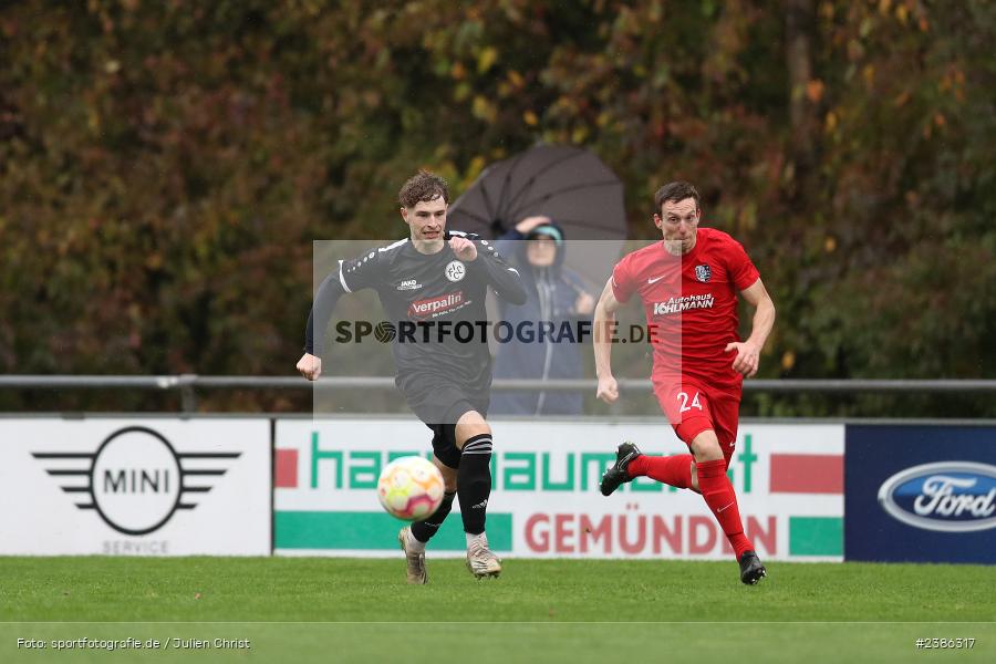 Sportgelände, Karlburg, 28.10.2023, BFV, Fussball, sport, action, Saison 2023/2024, 18. Spieltag, Landesliga Nordwest, FCL, TSV, 1. FC Lichtenfels, TSV Karlburg - Bild-ID: 2386317