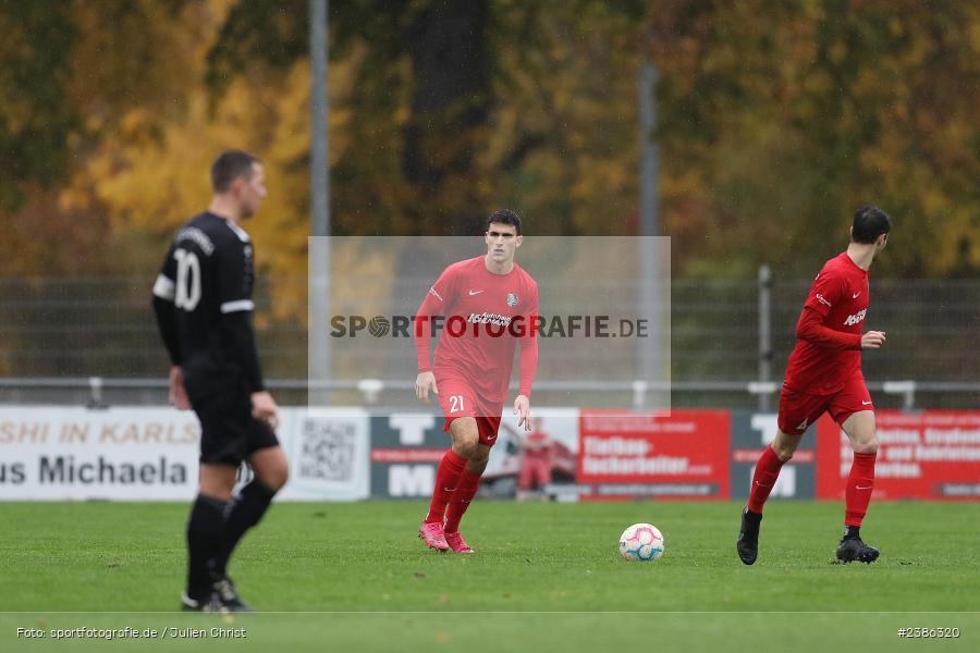 Sportgelände, Karlburg, 28.10.2023, BFV, Fussball, sport, action, Saison 2023/2024, 18. Spieltag, Landesliga Nordwest, FCL, TSV, 1. FC Lichtenfels, TSV Karlburg - Bild-ID: 2386320