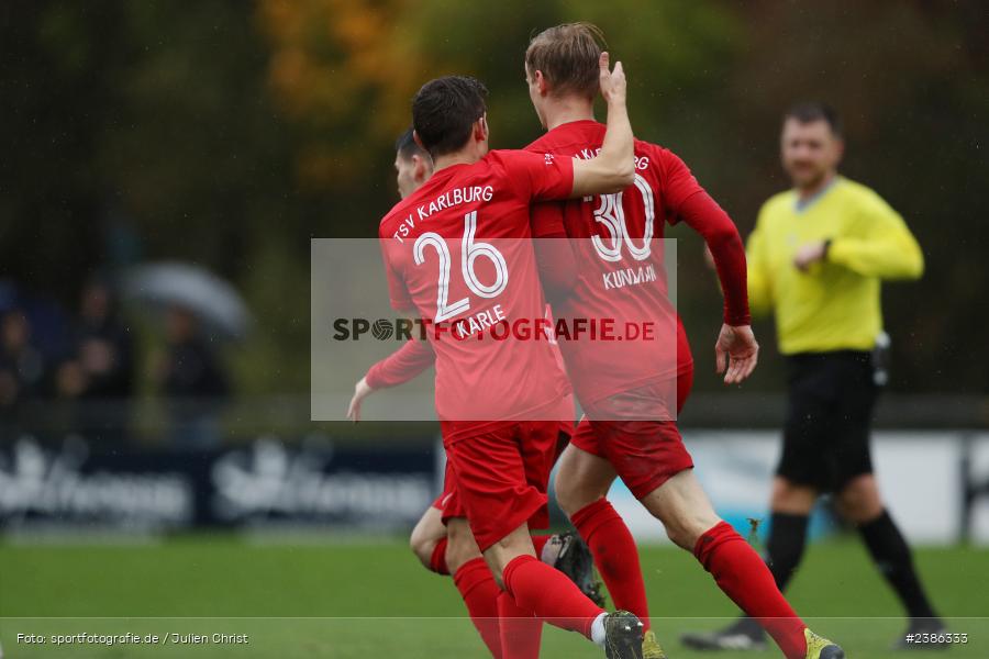 Sportgelände, Karlburg, 28.10.2023, BFV, Fussball, sport, action, Saison 2023/2024, 18. Spieltag, Landesliga Nordwest, FCL, TSV, 1. FC Lichtenfels, TSV Karlburg - Bild-ID: 2386333