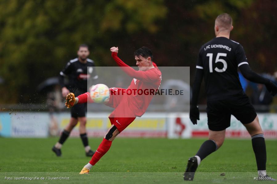 Sportgelände, Karlburg, 28.10.2023, BFV, Fussball, sport, action, Saison 2023/2024, 18. Spieltag, Landesliga Nordwest, FCL, TSV, 1. FC Lichtenfels, TSV Karlburg - Bild-ID: 2386339