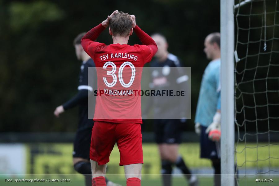 Sportgelände, Karlburg, 28.10.2023, BFV, Fussball, sport, action, Saison 2023/2024, 18. Spieltag, Landesliga Nordwest, FCL, TSV, 1. FC Lichtenfels, TSV Karlburg - Bild-ID: 2386395