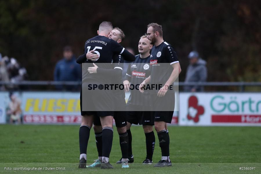 Sportgelände, Karlburg, 28.10.2023, BFV, Fussball, sport, action, Saison 2023/2024, 18. Spieltag, Landesliga Nordwest, FCL, TSV, 1. FC Lichtenfels, TSV Karlburg - Bild-ID: 2386397