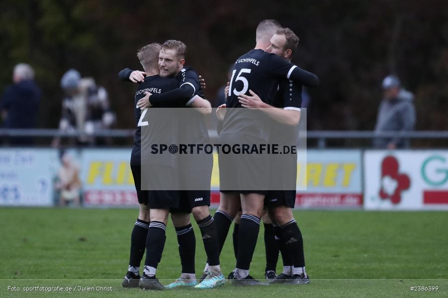 Sportgelände, Karlburg, 28.10.2023, BFV, Fussball, sport, action, Saison 2023/2024, 18. Spieltag, Landesliga Nordwest, FCL, TSV, 1. FC Lichtenfels, TSV Karlburg - Bild-ID: 2386399