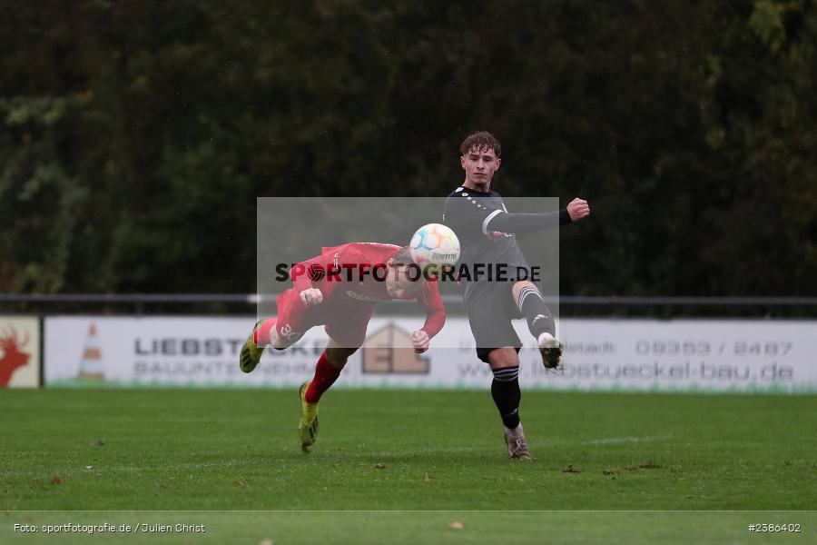 Sportgelände, Karlburg, 28.10.2023, BFV, Fussball, sport, action, Saison 2023/2024, 18. Spieltag, Landesliga Nordwest, FCL, TSV, 1. FC Lichtenfels, TSV Karlburg - Bild-ID: 2386402