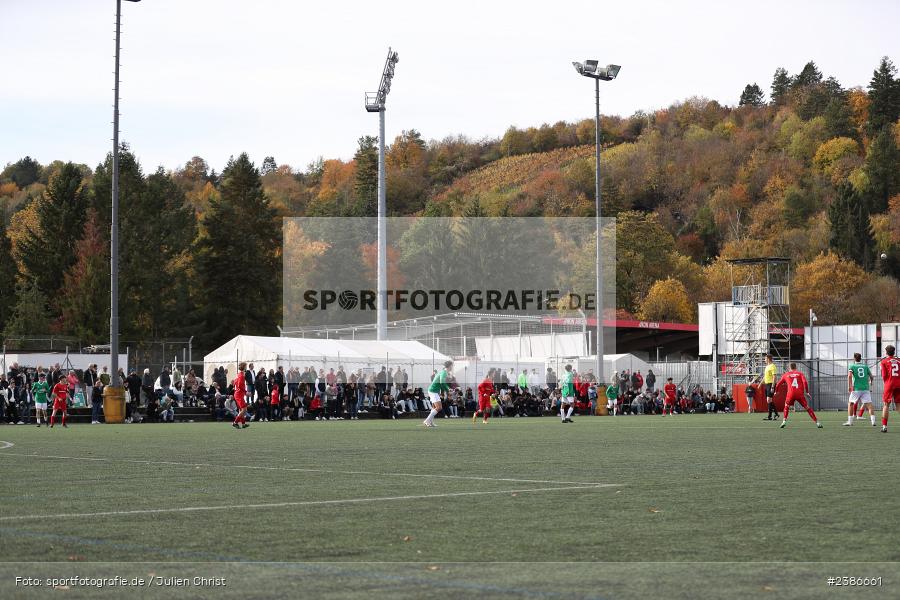 AKON Arena, Würzburg, 01.11.2023, BFV, Fussball, sport, action, Saison 2023/2024, U19 Bayernliga, 10. Spieltag, FC05, FWK, 1. FC Schweinfurt 1905, FC Würzburger Kickers - Bild-ID: 2386661