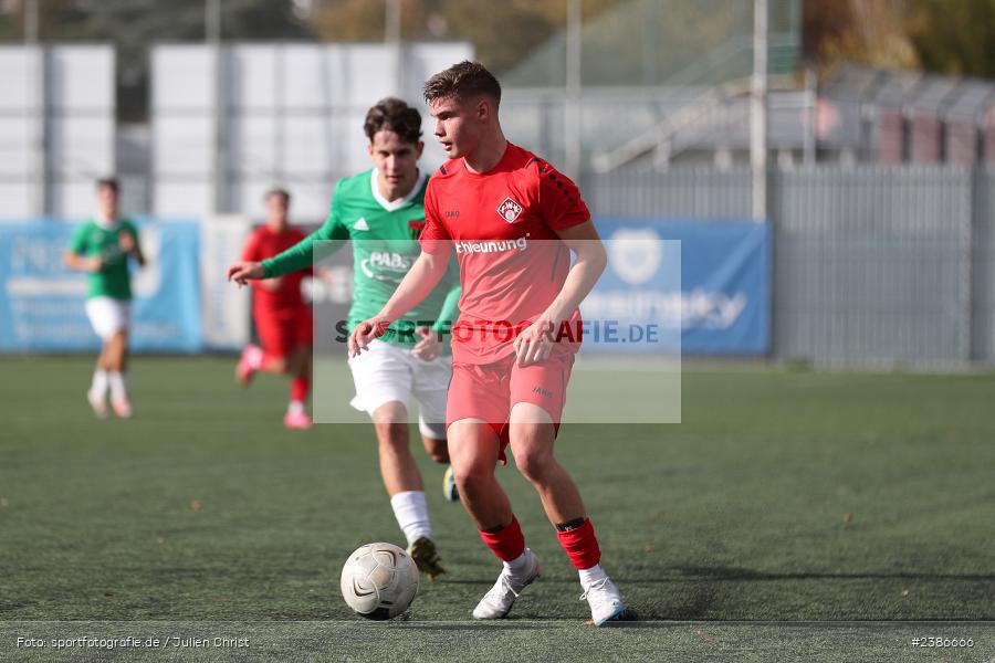 AKON Arena, Würzburg, 01.11.2023, BFV, Fussball, sport, action, Saison 2023/2024, U19 Bayernliga, 10. Spieltag, FC05, FWK, 1. FC Schweinfurt 1905, FC Würzburger Kickers - Bild-ID: 2386666