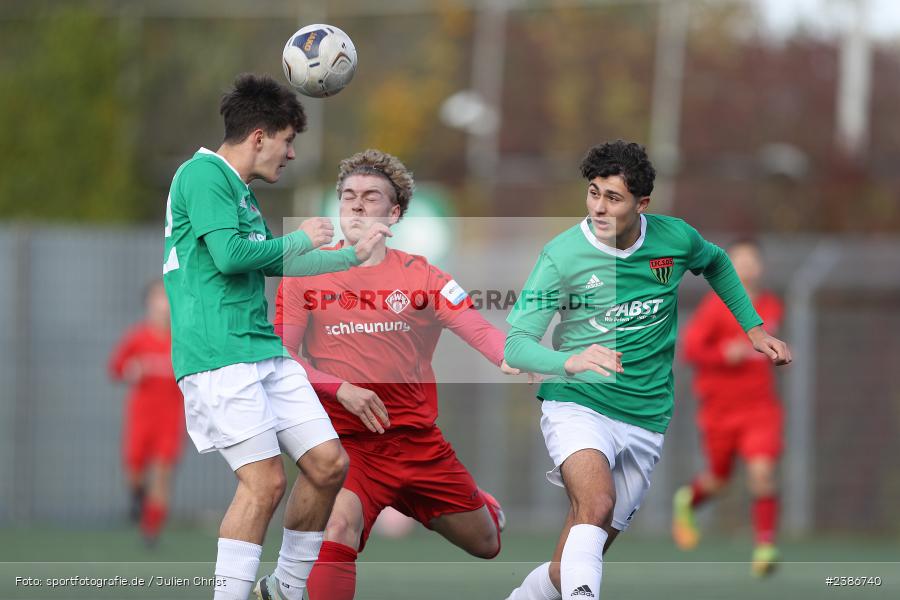 AKON Arena, Würzburg, 01.11.2023, BFV, Fussball, sport, action, Saison 2023/2024, U19 Bayernliga, 10. Spieltag, FC05, FWK, 1. FC Schweinfurt 1905, FC Würzburger Kickers - Bild-ID: 2386740 AKON Arena, Würzburg, 01.11.2023, BFV, Fussball, sport, action, Saison 2023/2024, U19 Bayernliga, 10. Spieltag, FC05, FWK, 1. FC Schweinfurt 1905, FC Würzburger Kickers - Bild-ID: 2386740