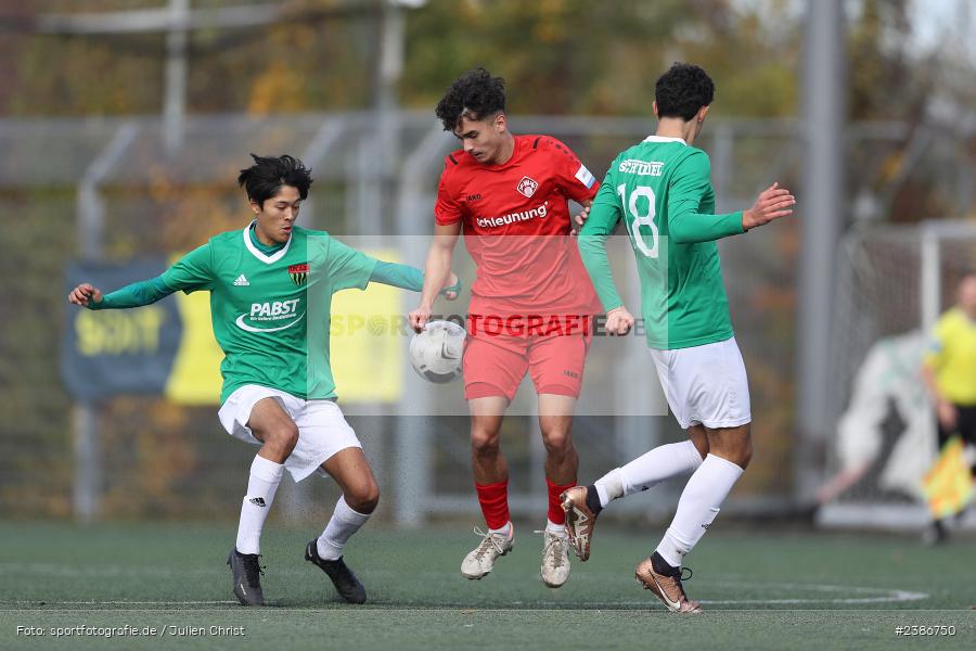 AKON Arena, Würzburg, 01.11.2023, BFV, Fussball, sport, action, Saison 2023/2024, U19 Bayernliga, 10. Spieltag, FC05, FWK, 1. FC Schweinfurt 1905, FC Würzburger Kickers - Bild-ID: 2386750 AKON Arena, Würzburg, 01.11.2023, BFV, Fussball, sport, action, Saison 2023/2024, U19 Bayernliga, 10. Spieltag, FC05, FWK, 1. FC Schweinfurt 1905, FC Würzburger Kickers - Bild-ID: 2386750