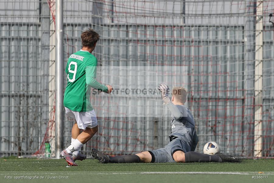 AKON Arena, Würzburg, 01.11.2023, BFV, Fussball, sport, action, Saison 2023/2024, U19 Bayernliga, 10. Spieltag, FC05, FWK, 1. FC Schweinfurt 1905, FC Würzburger Kickers - Bild-ID: 2386777