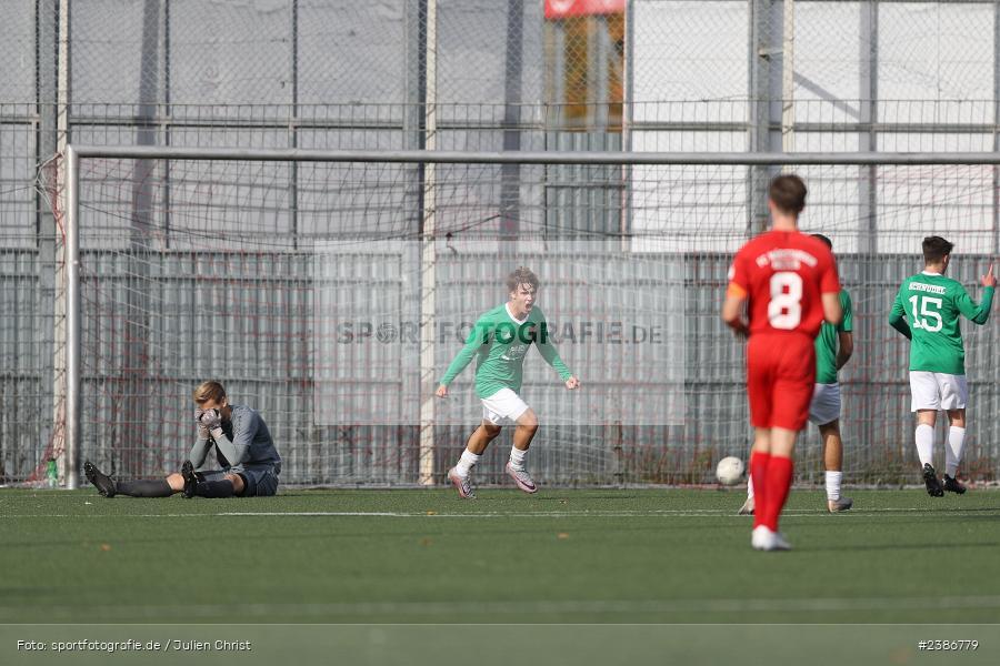 AKON Arena, Würzburg, 01.11.2023, BFV, Fussball, sport, action, Saison 2023/2024, U19 Bayernliga, 10. Spieltag, FC05, FWK, 1. FC Schweinfurt 1905, FC Würzburger Kickers - Bild-ID: 2386779 AKON Arena, Würzburg, 01.11.2023, BFV, Fussball, sport, action, Saison 2023/2024, U19 Bayernliga, 10. Spieltag, FC05, FWK, 1. FC Schweinfurt 1905, FC Würzburger Kickers - Bild-ID: 2386779