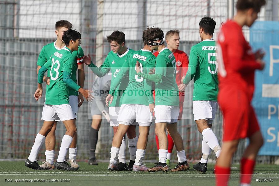 AKON Arena, Würzburg, 01.11.2023, BFV, Fussball, sport, action, Saison 2023/2024, U19 Bayernliga, 10. Spieltag, FC05, FWK, 1. FC Schweinfurt 1905, FC Würzburger Kickers - Bild-ID: 2386783