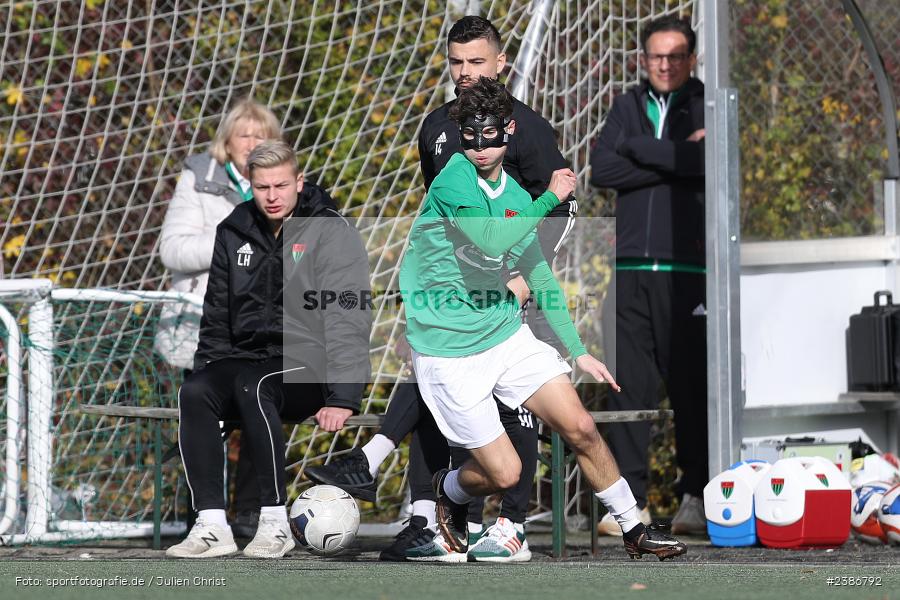 AKON Arena, Würzburg, 01.11.2023, BFV, Fussball, sport, action, Saison 2023/2024, U19 Bayernliga, 10. Spieltag, FC05, FWK, 1. FC Schweinfurt 1905, FC Würzburger Kickers - Bild-ID: 2386792