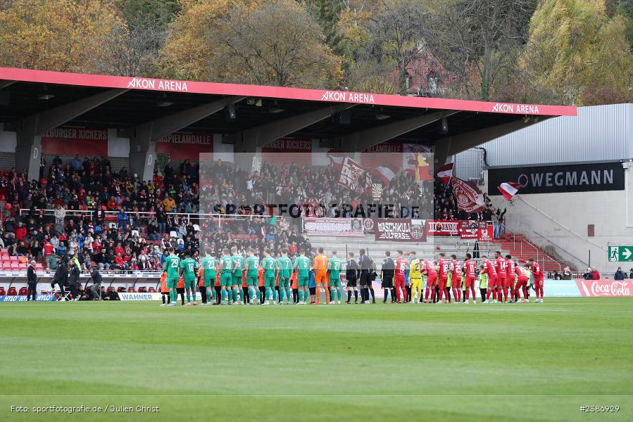 AKON Arena, Würzburg, 04.11.2023, BFV, Fussball, sport, action, Saison 2023/2024, Regionalliga Bayern, 19. Spieltag, FCA, FWK, FC Augsburg II, FC Würzburger Kickers - Bild-ID: 2386929