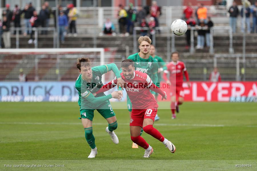 AKON Arena, Würzburg, 04.11.2023, BFV, Fussball, sport, action, Saison 2023/2024, Regionalliga Bayern, 19. Spieltag, FCA, FWK, FC Augsburg II, FC Würzburger Kickers - Bild-ID: 2386934 AKON Arena, Würzburg, 04.11.2023, BFV, Fussball, sport, action, Saison 2023/2024, Regionalliga Bayern, 19. Spieltag, FCA, FWK, FC Augsburg II, FC Würzburger Kickers - Bild-ID: 2386934