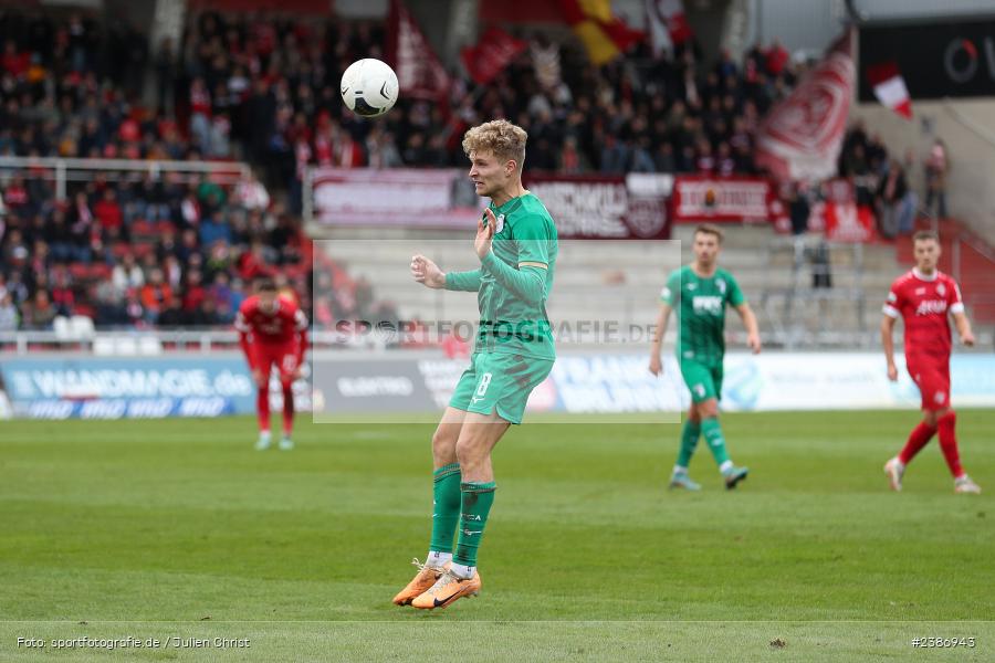 AKON Arena, Würzburg, 04.11.2023, BFV, Fussball, sport, action, Saison 2023/2024, Regionalliga Bayern, 19. Spieltag, FCA, FWK, FC Augsburg II, FC Würzburger Kickers - Bild-ID: 2386943