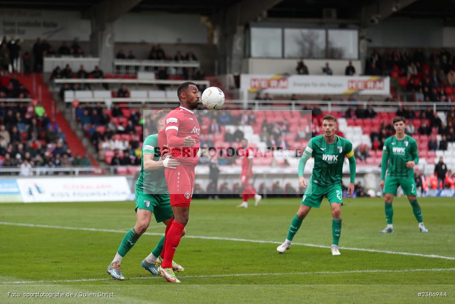 AKON Arena, Würzburg, 04.11.2023, BFV, Fussball, sport, action, Saison 2023/2024, Regionalliga Bayern, 19. Spieltag, FCA, FWK, FC Augsburg II, FC Würzburger Kickers - Bild-ID: 2386944