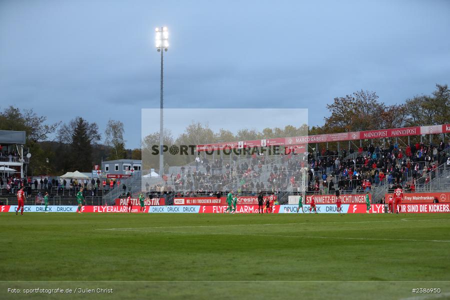 AKON Arena, Würzburg, 04.11.2023, BFV, Fussball, sport, action, Saison 2023/2024, Regionalliga Bayern, 19. Spieltag, FCA, FWK, FC Augsburg II, FC Würzburger Kickers - Bild-ID: 2386950