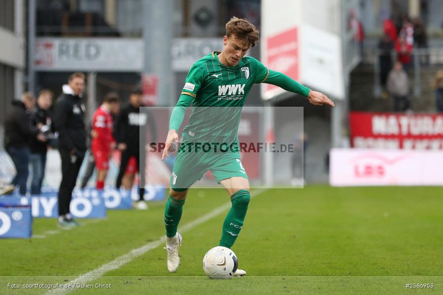 AKON Arena, Würzburg, 04.11.2023, BFV, Fussball, sport, action, Saison 2023/2024, Regionalliga Bayern, 19. Spieltag, FCA, FWK, FC Augsburg II, FC Würzburger Kickers - Bild-ID: 2386953